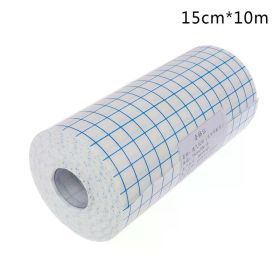 10M Non-woven Roll Tape Plaster Patch Adhesive Dressing Medical Fixed Bandage Breathable sticky wound dressing medical non-woven (Color: 15cm X 10m)
