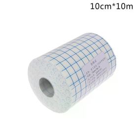 10M Non-woven Roll Tape Plaster Patch Adhesive Dressing Medical Fixed Bandage Breathable sticky wound dressing medical non-woven (Color: 10cm X 10m)