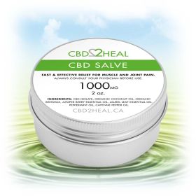 CBD Healing Salve Cream (Dosage: 1000mg, Flavour: Original)