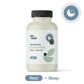 Broad Spectrum CBD Gummies for Sleep (Benefit: Rest, Dosages: 900mg)